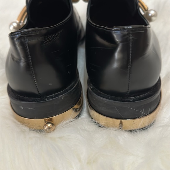 Coliac Pearl Embellished Platform Loafers - Picture 4 of 10